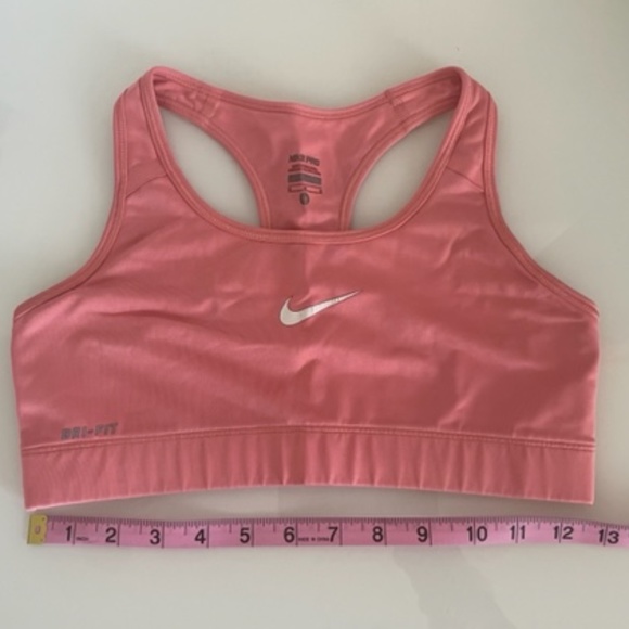 Nike | Pink/Peach Dri-FIT No-Pad Training Sports Bra β Size M - Picture 7 of 12